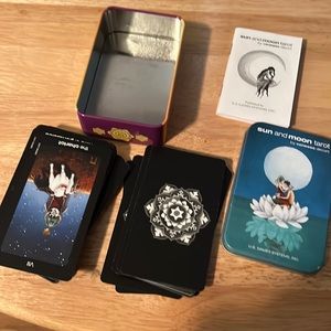 Sun and moon tarot cards
